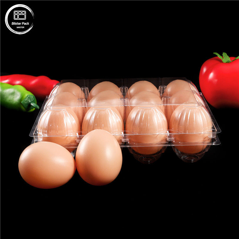 Eco-amigable 30 paquetes de porta huevos de plástico bandejas duraderas de huevo de pollo para productos agrícolas frescos