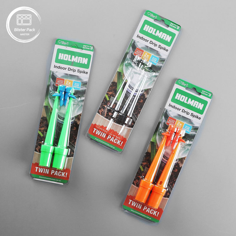 Tarjeta de diapositivas de PVC personalizada Envases de ampollas personalizados Inserción de embalaje con tarjeta de papel para mostrar la tarjeta de forma segura