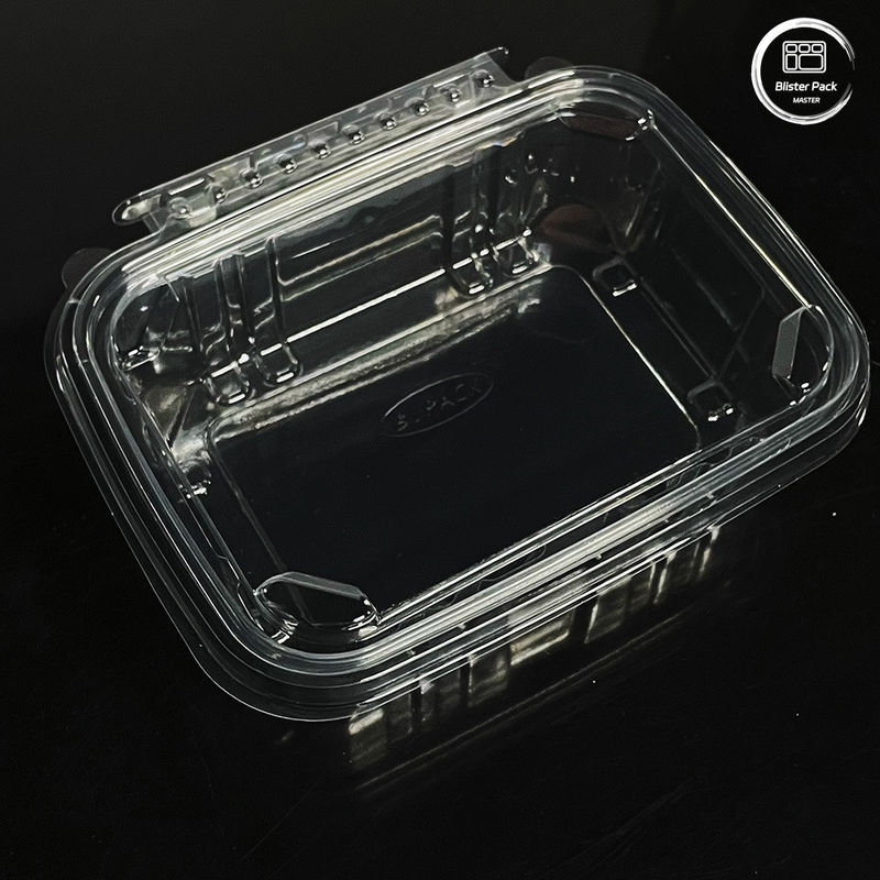 Contenedores de ensalada ecológicos de 16 y 24 oz con tapas unidos desechables para productos frescos