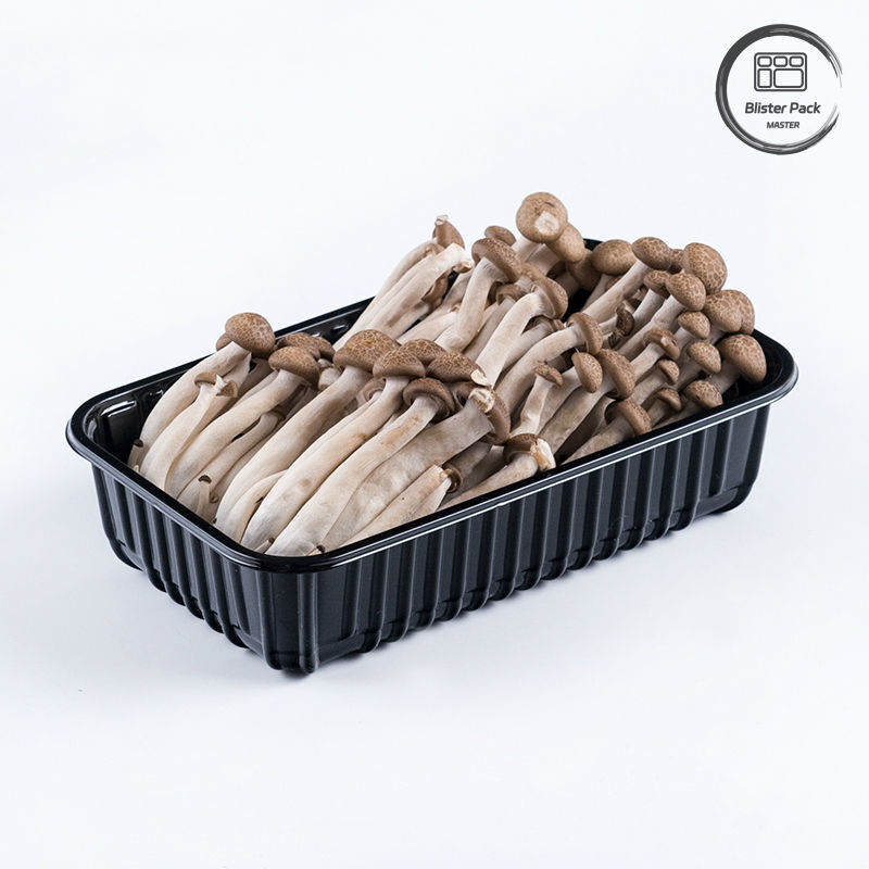 Envases de plástico desechables para hongos, ampollas, frutas y verduras