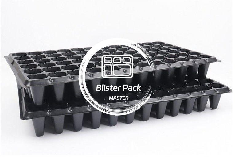72 bandejas de inicio para semillas de células placas de cultivo de plástico ecológicas para el cultivo de plantas