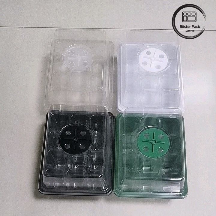 Cuadro de jardín de jardín de plástico multifuncional / 6 bandejas de semillas celulares