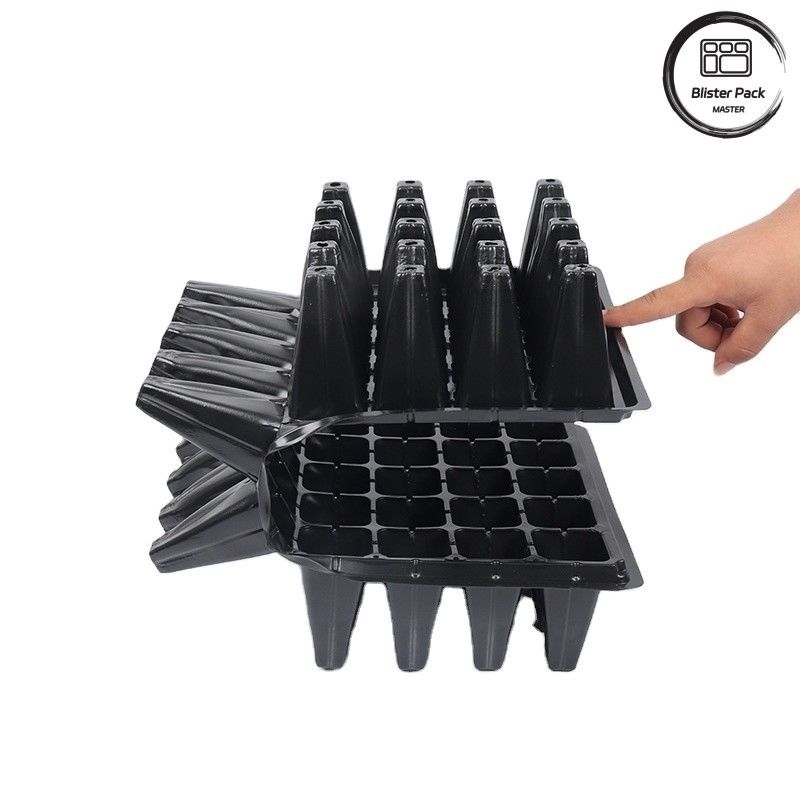 Tableros de germinación de semillas multicelulares duraderos de 21 a 128 células para vegetales y flores