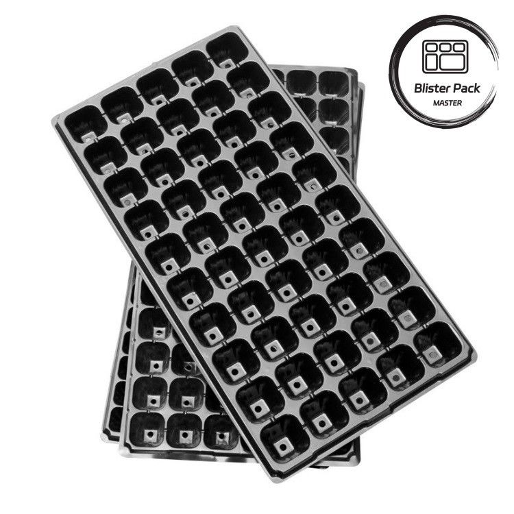 Tableros de germinación de semillas multicelulares duraderos de 21 a 128 células para vegetales y flores