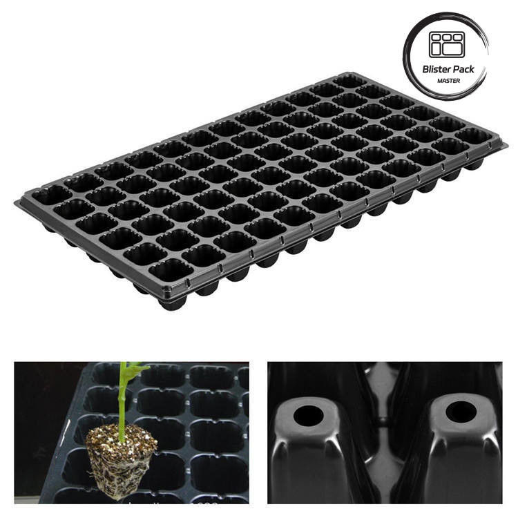 105 Plantación de células bandeja de inicio para la germinación Sistema práctico de multiplicación de plantas multicelulares