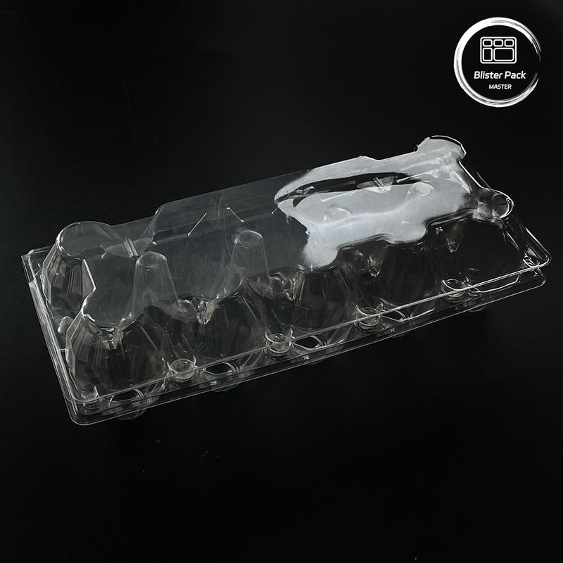 15 ranura clara de plástico desechable bandeja de ampollas de huevo personalizado diseñado 0,25 mm ~ 1,0 mm de espesor