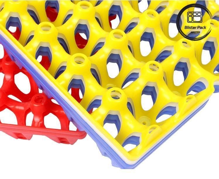 Envases de 30 células de plástico para huevos de gallina