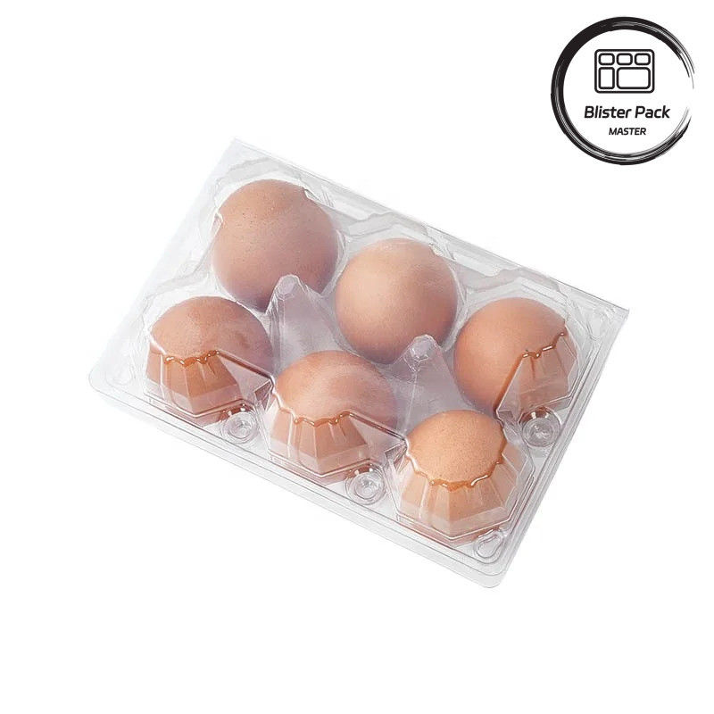 28 agujeros termoformado personalizado PET transparente plástico transparente bandeja de ampollas de huevo para huevos de gallina