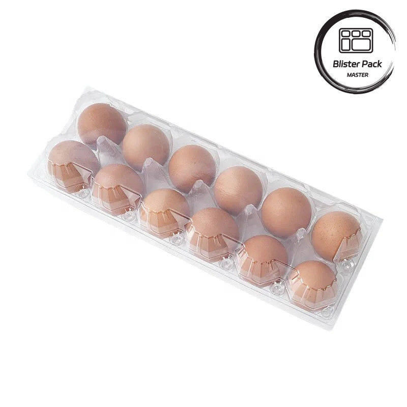28 agujeros termoformado personalizado PET transparente plástico transparente bandeja de ampollas de huevo para huevos de gallina