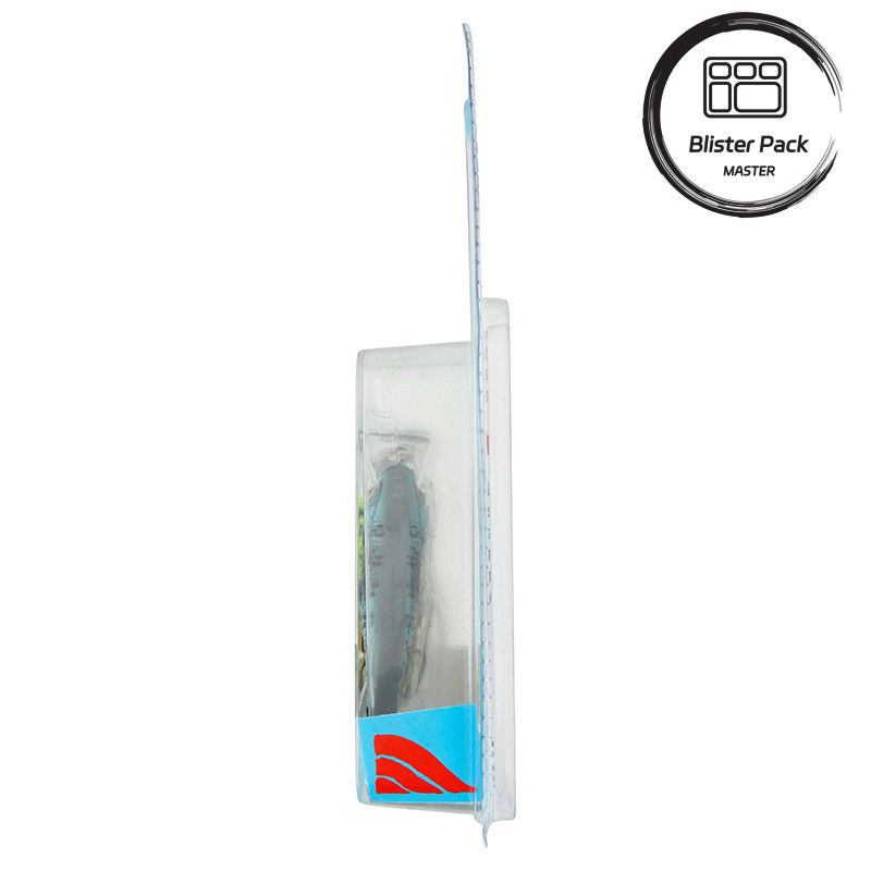 Embalaje en ampollas de PVC para anzuelos de cebo de pescado anzuelo de pesca duradero paquete con cartón