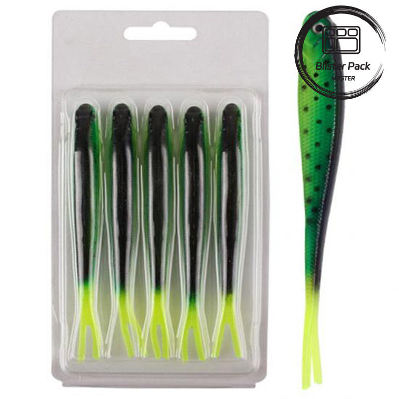 Embalaje en ampollas de PVC para anzuelos de cebo de pescado anzuelo de pesca duradero paquete con cartón