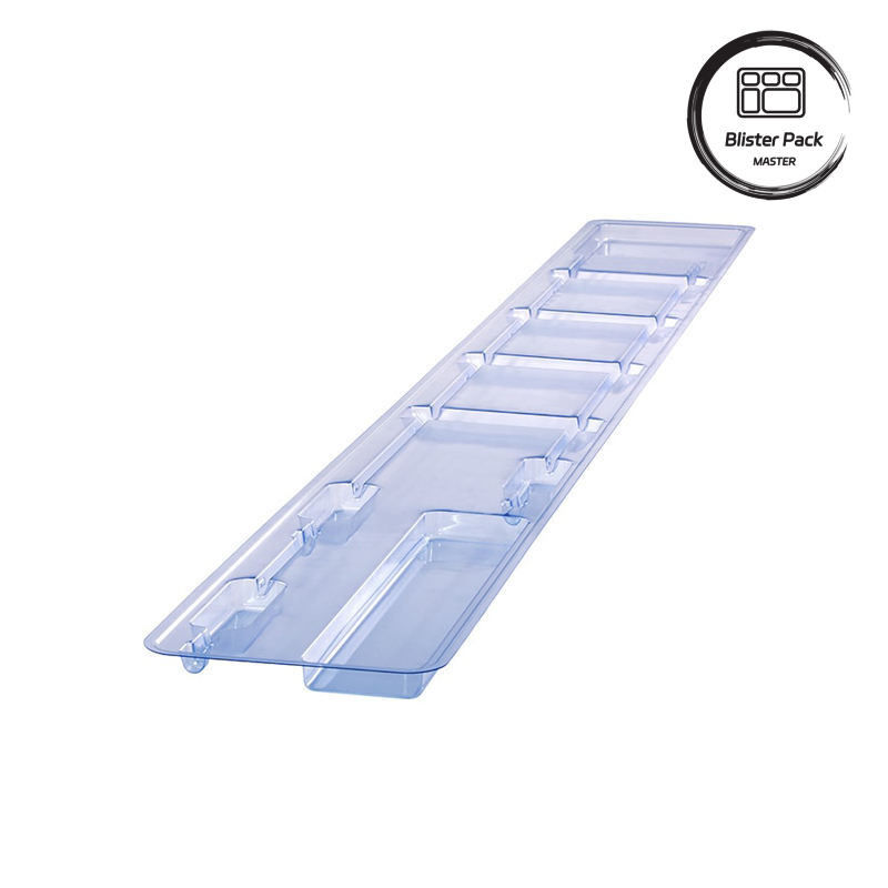 Envases de plástico termoformados con ampollas PETG personalizados para dispositivos médicos desechables