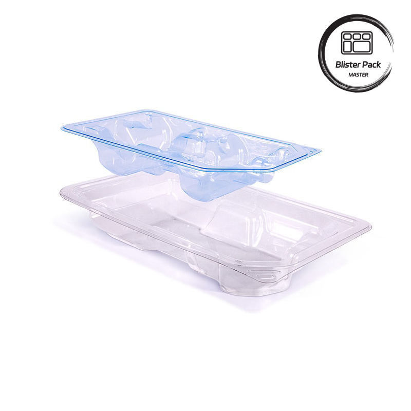 Envases de plástico termoformados con ampollas PETG personalizados para dispositivos médicos desechables