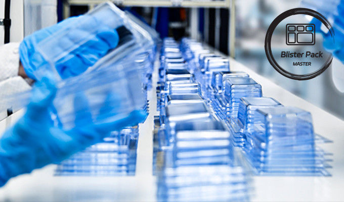 Embalaje de ampollas médicas esterilizadas para el ácido hialurónico Embalaje de bandejas médicas cosméticas desechables