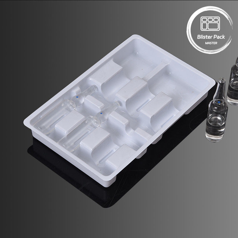 Envases de plástico con forma de vacío para 6 inyecciones envasado en ampollas para viales de 5 ml y 10 ml