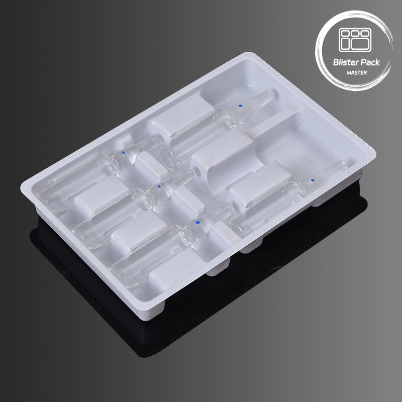 Envases de plástico con forma de vacío para 6 inyecciones envasado en ampollas para viales de 5 ml y 10 ml