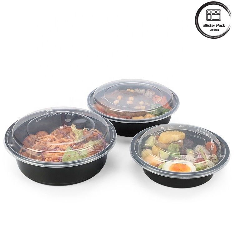 Contenedores desechables de ensalada sin BPA a prueba de fugas Varios tamaños 8oz 12oz 16oz 24oz 32oz