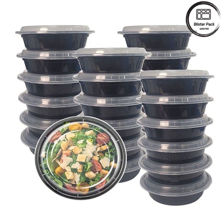Contenedores desechables de ensalada sin BPA a prueba de fugas Varios tamaños 8oz 12oz 16oz 24oz 32oz