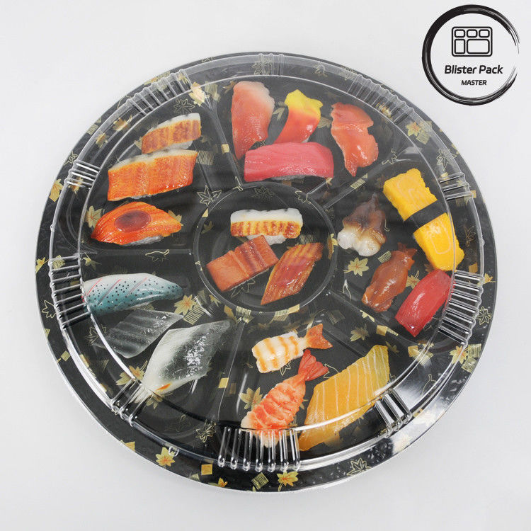 Embalaje de alimentos redondos Sushi Contenedores para llevar para una experiencia gastronómica fresca y conveniente