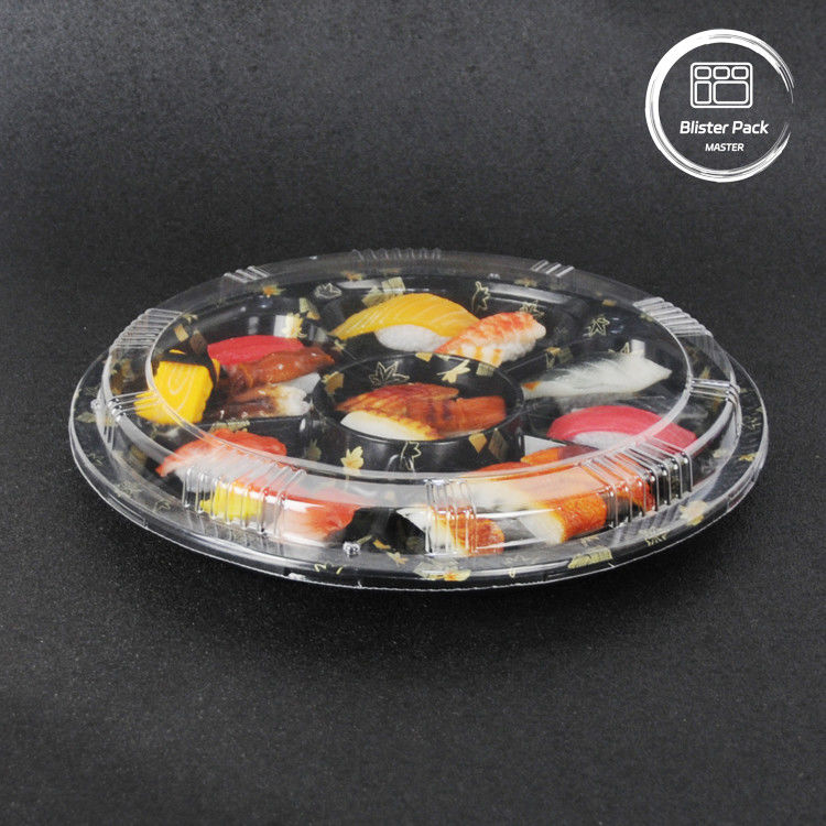 Embalaje de alimentos redondos Sushi Contenedores para llevar para una experiencia gastronómica fresca y conveniente