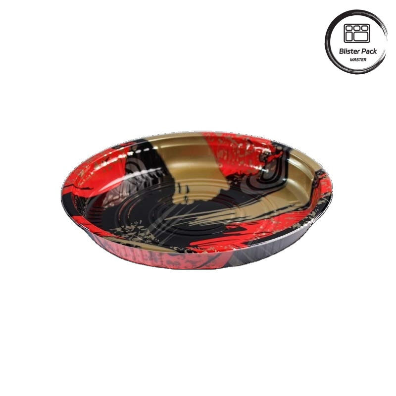 Convenientes bandejas de sushi desechables de disco grande de una sola y varias células para diversas necesidades de comedor