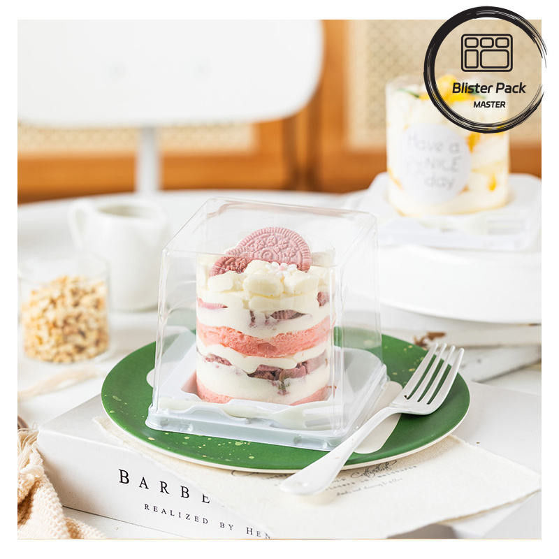 Embalaje de bolsas de pastel de comida desechable con termoformación Conveniente y ecológico