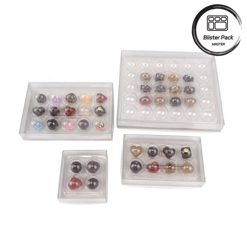 Embalaje de trufas Disponible en 4, 8, 15 y 30 juegos de piezas Durable y versátil