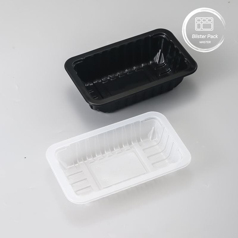 Envases de embalaje de vacío de alimentos de PP personalizados Envases de plástico desechables con logotipo