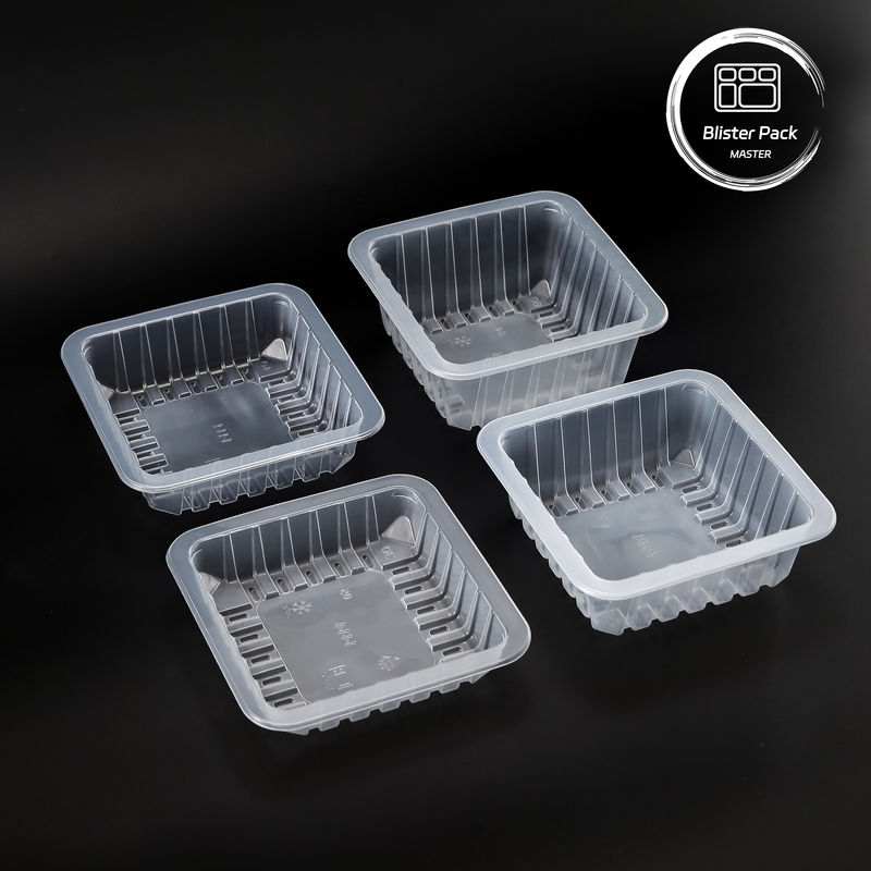 Envases de embalaje de vacío de alimentos de PP personalizados Envases de plástico desechables con logotipo