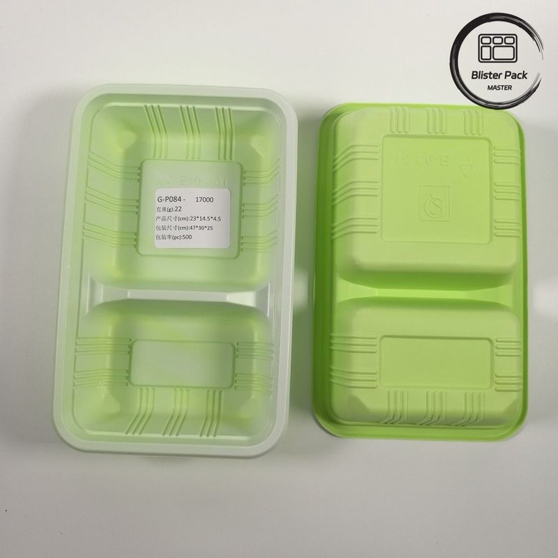 Compartimiento 2-3-4 personalizado de comida caliente de PP para llevar Cajas Bento Eco amigable Rectangular