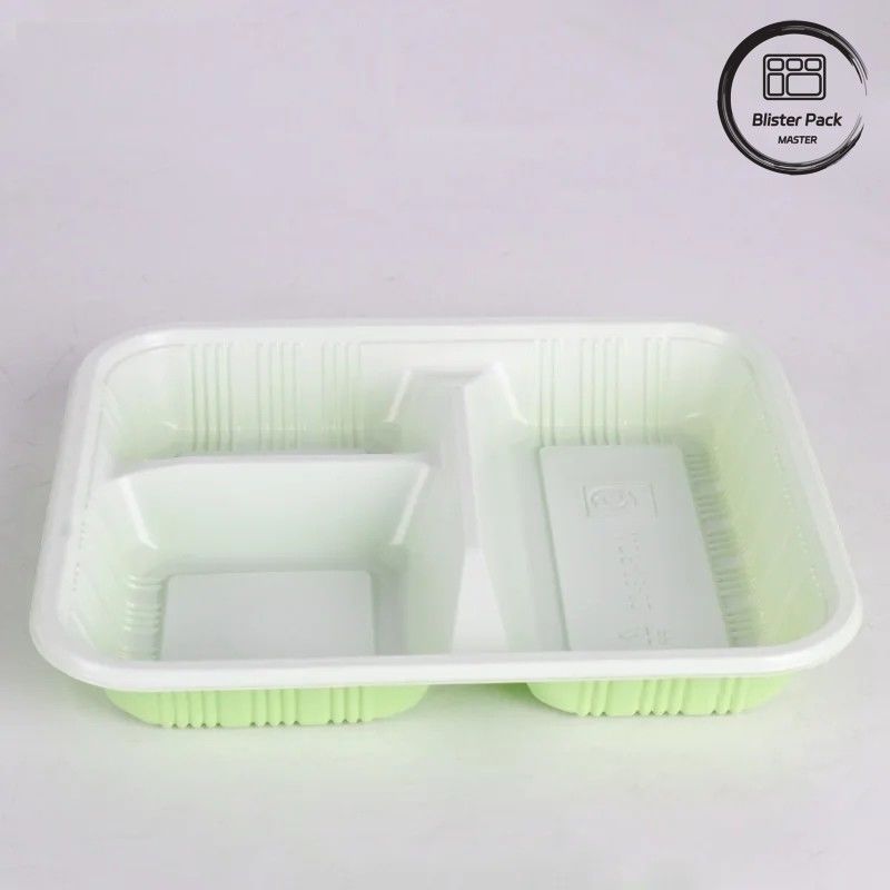 Compartimiento 2-3-4 personalizado de comida caliente de PP para llevar Cajas Bento Eco amigable Rectangular