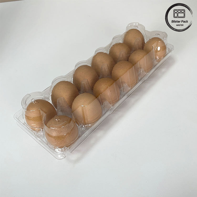 12 Cuenta Reutilizables de Pollo de huevo de plástico Blister bandeja de termoformación bandeja para el almacenamiento y el transporte