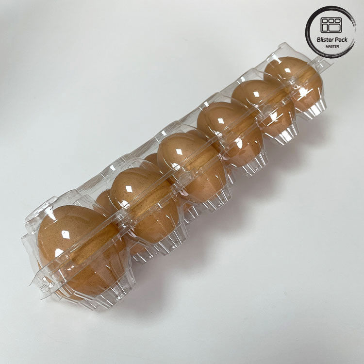 12 Cuenta Reutilizables de Pollo de huevo de plástico Blister bandeja de termoformación bandeja para el almacenamiento y el transporte