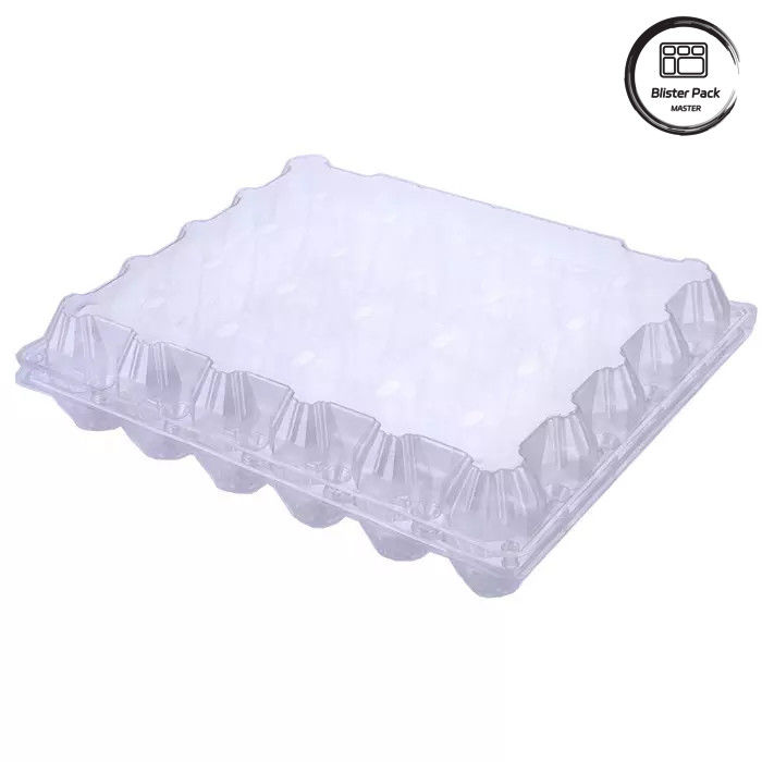 Envases de huevo de tamaño personalizado con ampollas de plástico desechables