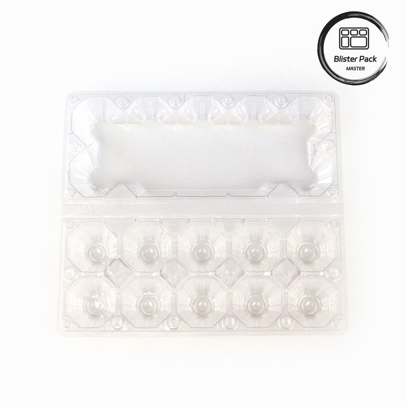 bandeja de huevo de plástico contenedor versátil con 4 a 15 agujeros bandejas termoformadas personalizadas transparentes