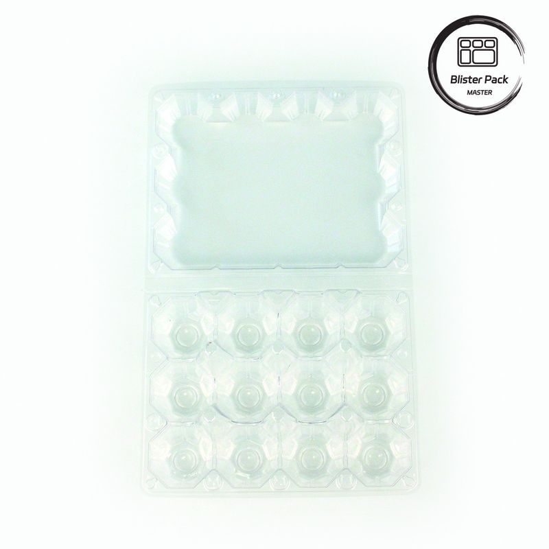 bandeja de huevo de plástico contenedor versátil con 4 a 15 agujeros bandejas termoformadas personalizadas transparentes