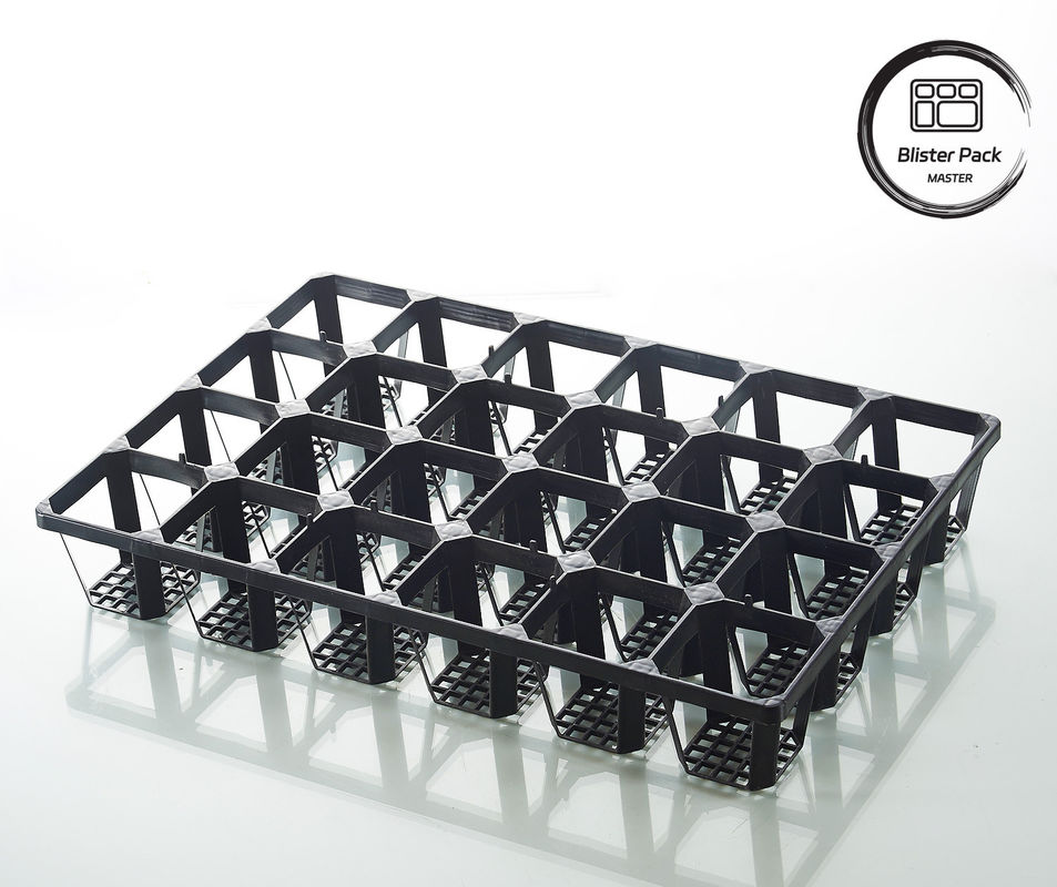 Envases de plástico para semillas de varios tamaños 6, 12, 20, 24, 40 células Durables para la jardinería