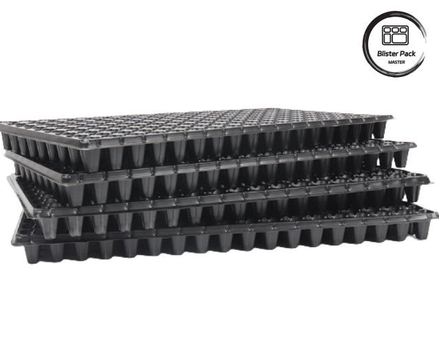 Envases de plástico duraderos para semillas, de 32 a 200 células, ideales para germinar vegetales y plantas