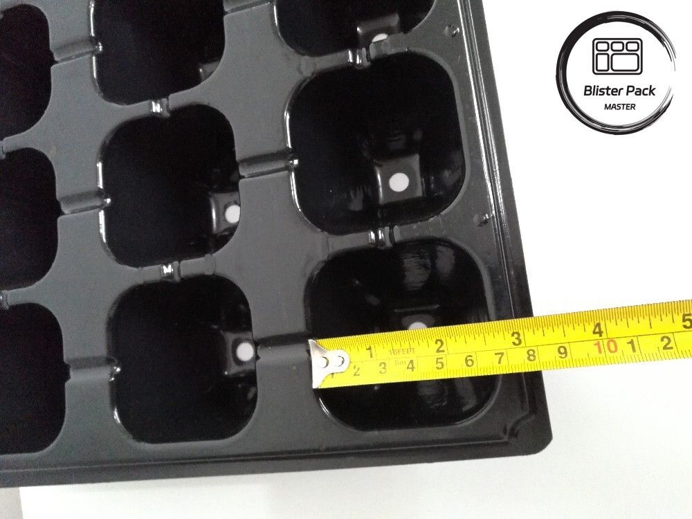 Tabla de semillas de plástico para plantas de vivero disponible en 32, 50, 72, 128, 200 agujeros