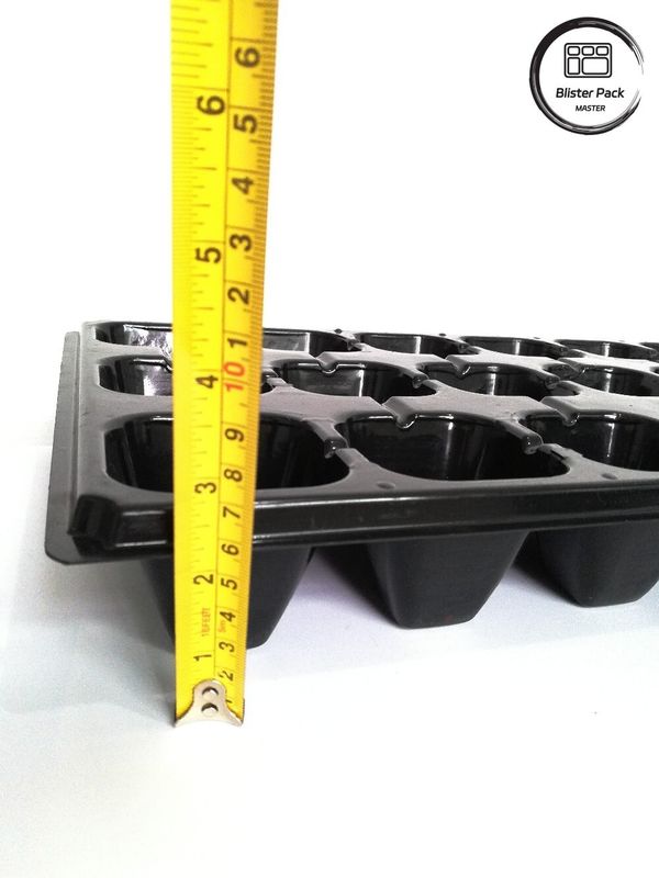 Tabla de semillas de plástico para plantas de vivero disponible en 32, 50, 72, 128, 200 agujeros