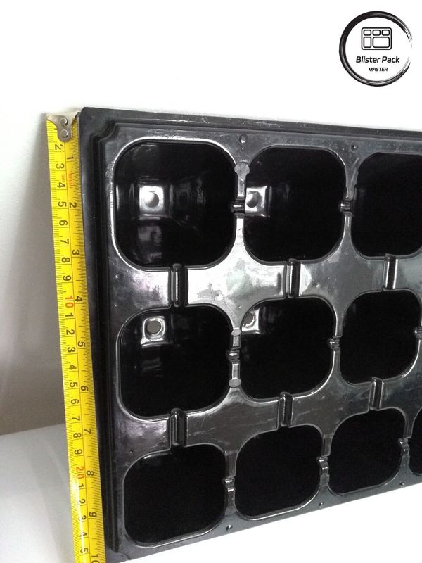 Tabla de semillas de plástico para plantas de vivero disponible en 32, 50, 72, 128, 200 agujeros