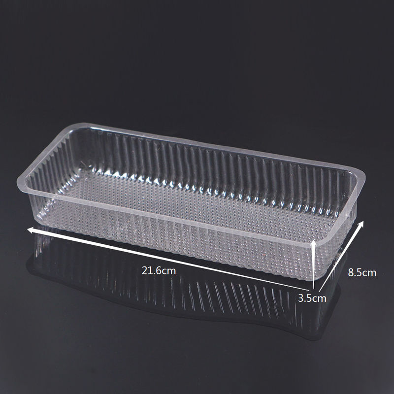 Embalaje en bandeja de ampollas de plástico transparente PET de grado alimenticio personalizado para galletas y bocadillos