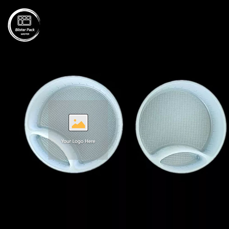 Envases de plástico de PP transparente y de ampollas desechables, envases de 6 cavidades para chocolate, dulces, pasteles de luna, magdalenas y galletas