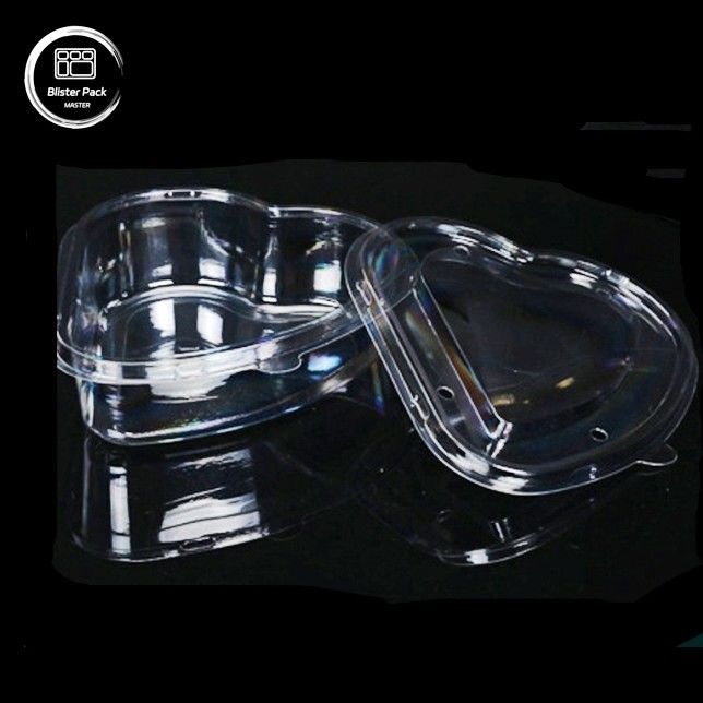 Envases de plástico de PP transparente y de ampollas desechables, envases de 6 cavidades para chocolate, dulces, pasteles de luna, magdalenas y galletas