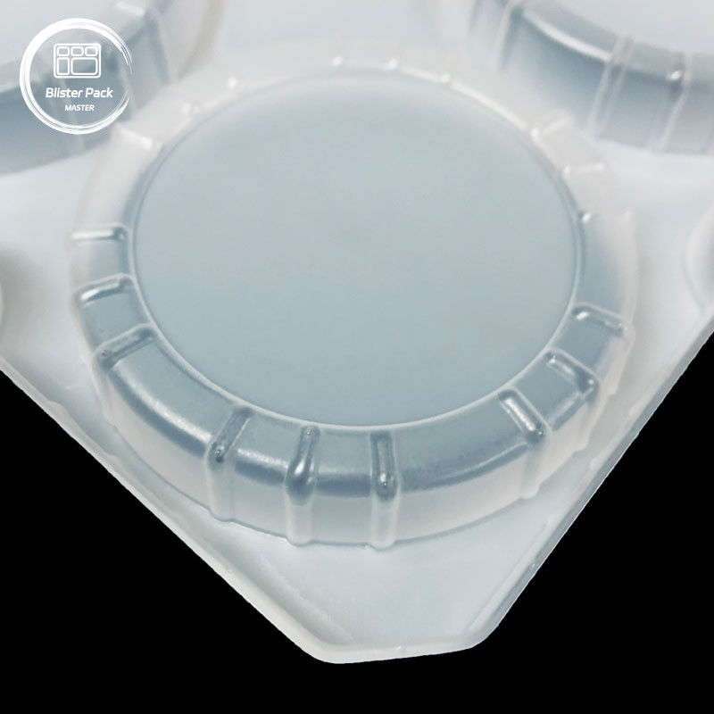 Fabrica OEM Protección de la facturación de la bandeja de ampollas de PP con tapa, botella de bebidas y embalaje de la taza de yogur