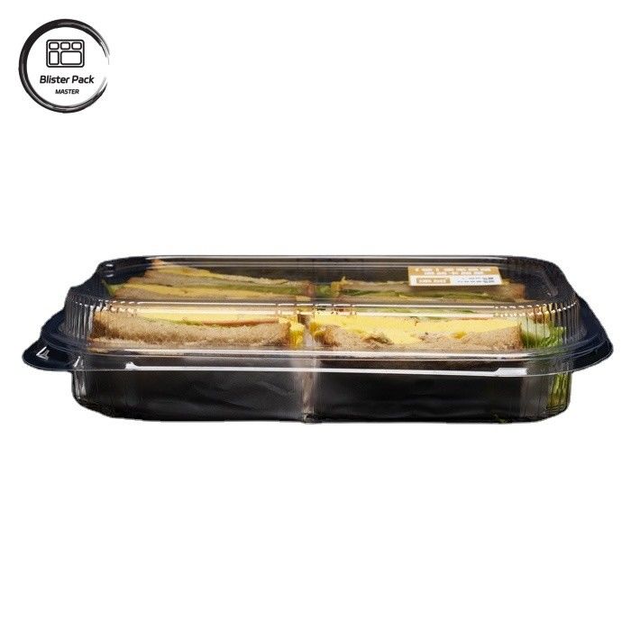 Caja de pastel de PET suizo a medida para postres y envases de regalo de grado alimenticio