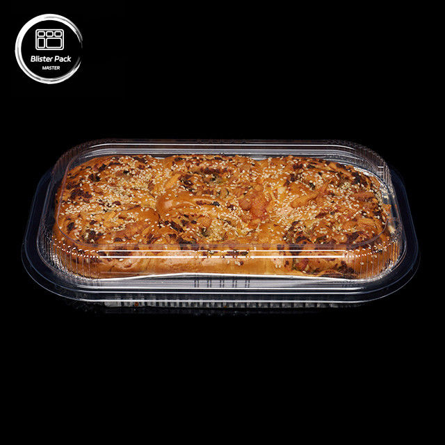 Caja de pastel de PET suizo a medida para postres y envases de regalo de grado alimenticio