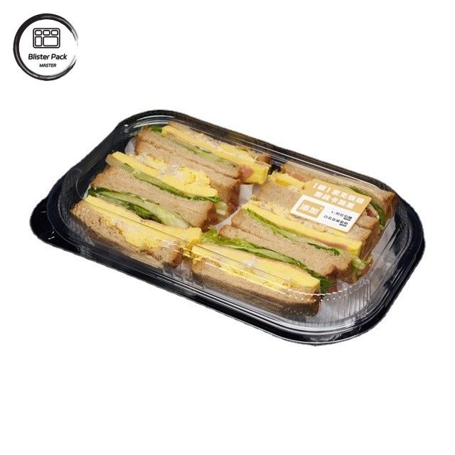Caja de pastel de PET suizo a medida para postres y envases de regalo de grado alimenticio