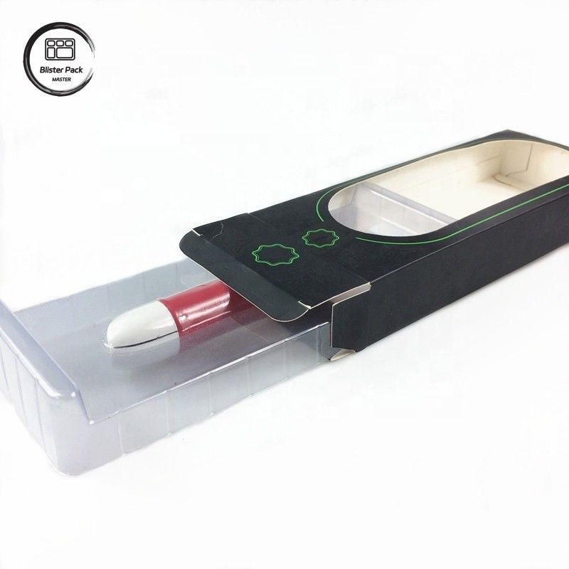 Vibrator desechable transparente Embalaje de productos para adultos, bandeja de plástico para productos para adultos