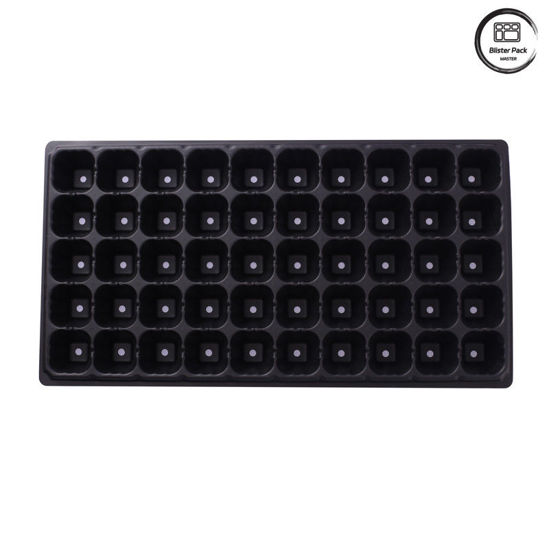 Envases de semillas de 50 células para la propagación de plantas, envases de plástico duradero para semilleros